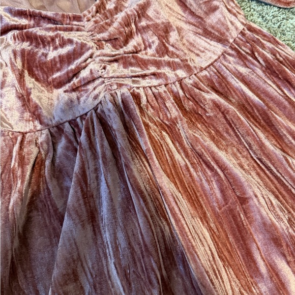 The Post Velvet Dress with balloon sleeves - Picture 3 of 4